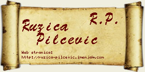 Ružica Pilčević vizit kartica
